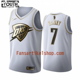NBA Oklahoma City Thunder Trikot Darius Bazley 7 Nike 2019-2020 Weiß Golden Edition Swingman - Kinder